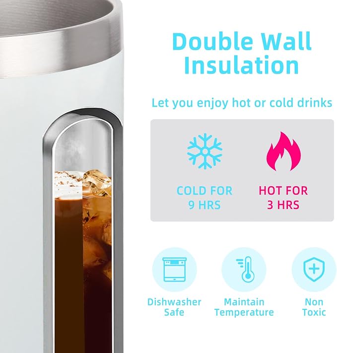 Volhoply 14oz sublimation Insulated Stainless Steel Coffee Mug - Image 5