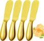 Butter Knife Butter Spreader Knife Gold Butter Knives 4 PCS Cheese Spreader by MLURCU