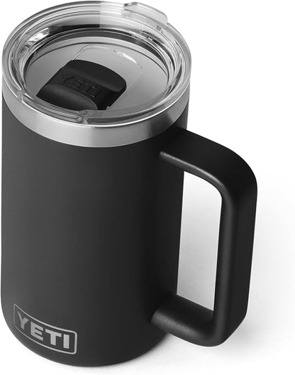 YETI Rambler 24 oz Ceramic Lined Stackable Mug 2.0, Vacuum Insulated, Stainless - Image 2