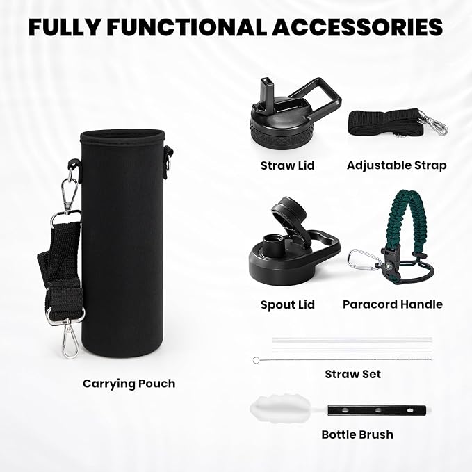 RAYMYLO Insulated Water Bottle 20 oz, Triple Wall Vacuum Stainless Steel | - Image 5