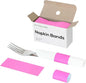 Self-Adhesive Napkin Bands, elegant table setting, by NATURALABEL