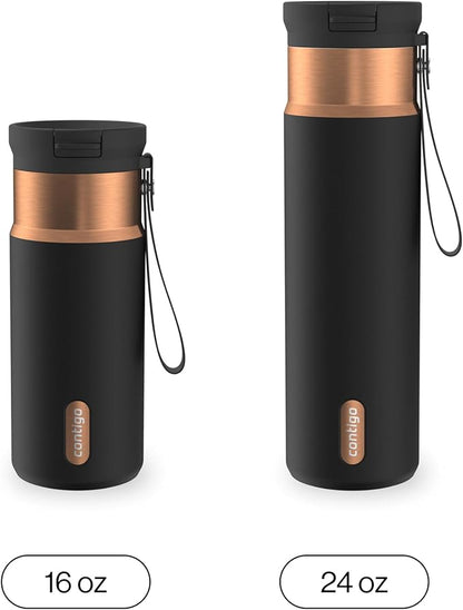 Contigo SnapSeal 16 oz Stainless Steel Vacuum-Insulated Water Bottle - Image 4