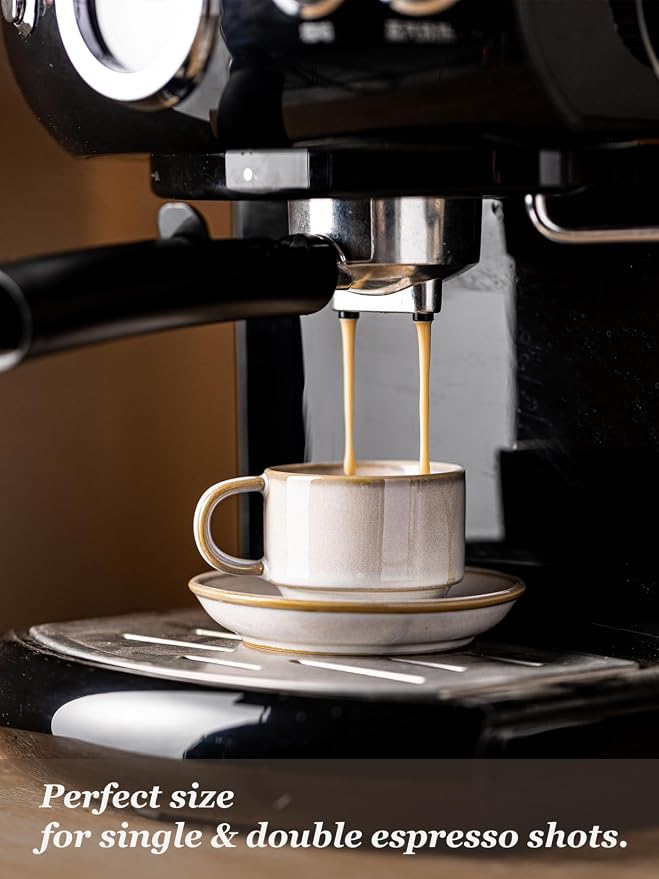 Gomakren 2.5 Ounce Espresso Cups Set of 4 - Image 4