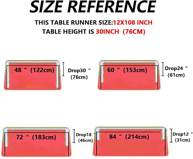 12 Pack Pink Table Runners, Satin Table Runner 12x108 Inches Long, Silk and - Image 7