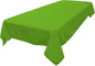 LA Linen Polyester Poplin Washable Rectangular Tablecloth, Stain and Wrinkle Resistant Table Cover 60x90, Fabric Table Cloth for Dinning, Kitchen, Party, Holiday 60 by 90-Inch, Lime