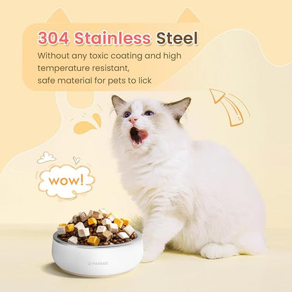 Pawaii Small Dog Bowl, 12 oz Stainless Steel Food and Water Bowl, 1 Pack | - Image 2