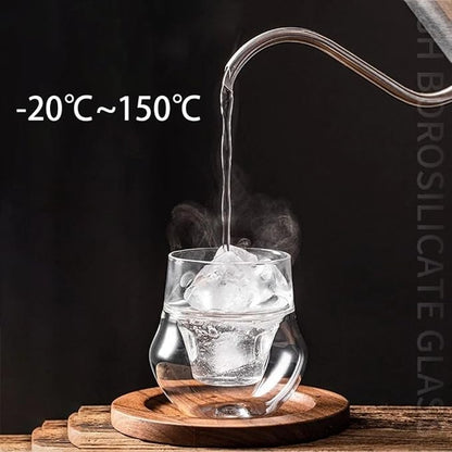 Set of 2 Coffee Cups, Double Wall Glass Anti-scald Cups, Coffe Cups, Tea Mug - Image 4