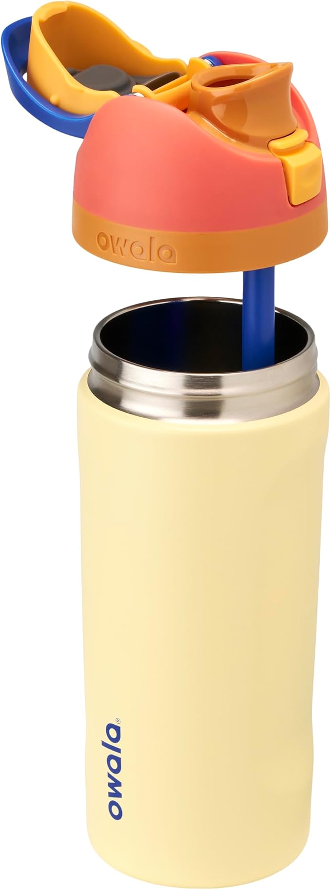 Owala FreeSip Kids Stainless Steel Water Bottle 16 oz Misty Horizon - Image 6
