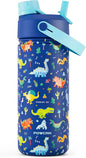 18 oz Kids Stainless Steel Water Bottle: Spill-Proof, Insulated Cup by POWCAN