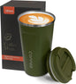 Insulated Travel Coffee Mug, Stainless Steel Coffee Cup by YINBAOGE