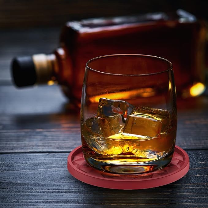 ME.FAN Silicone Coasters with Holder, Drinking Coasters - Image 9