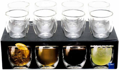 Moderna Artisan Series Double Wall 8 oz Beverage Glasses - Image 7