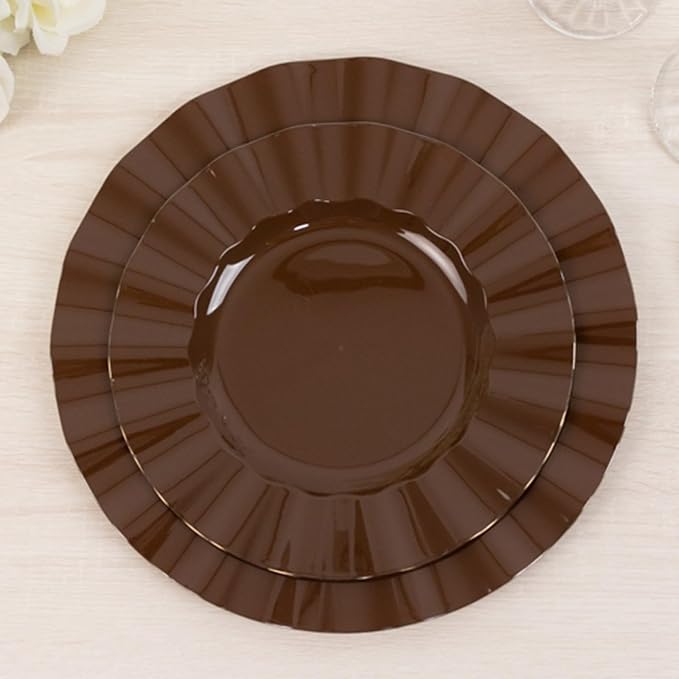 Efavormart 10 Pack Hard Plastic Dinner Plates - Image 7