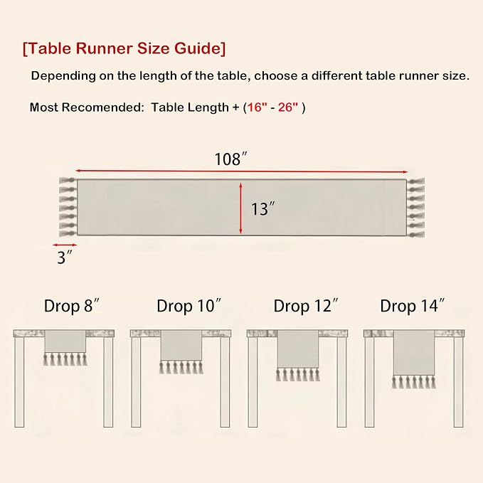 Cotton Farmhouse Table Runner - Image 5