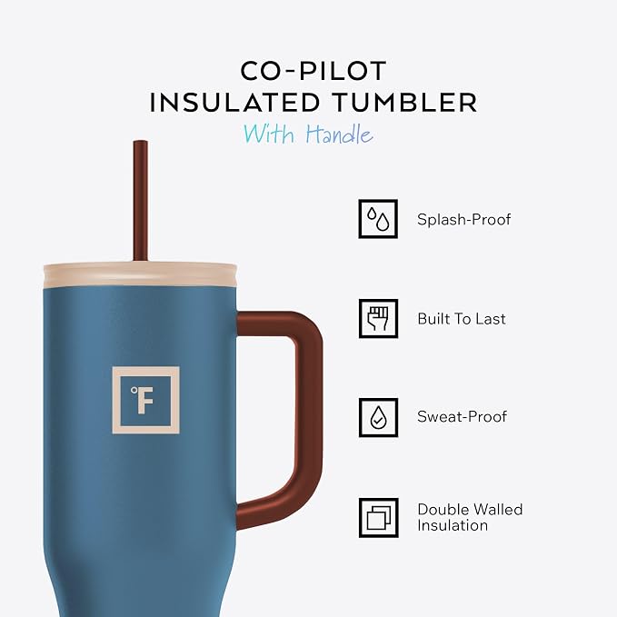 IRON °FLASK 40 oz Co-Pilot Insulated Travel Mug | Insulated Travel Mug - Image 2