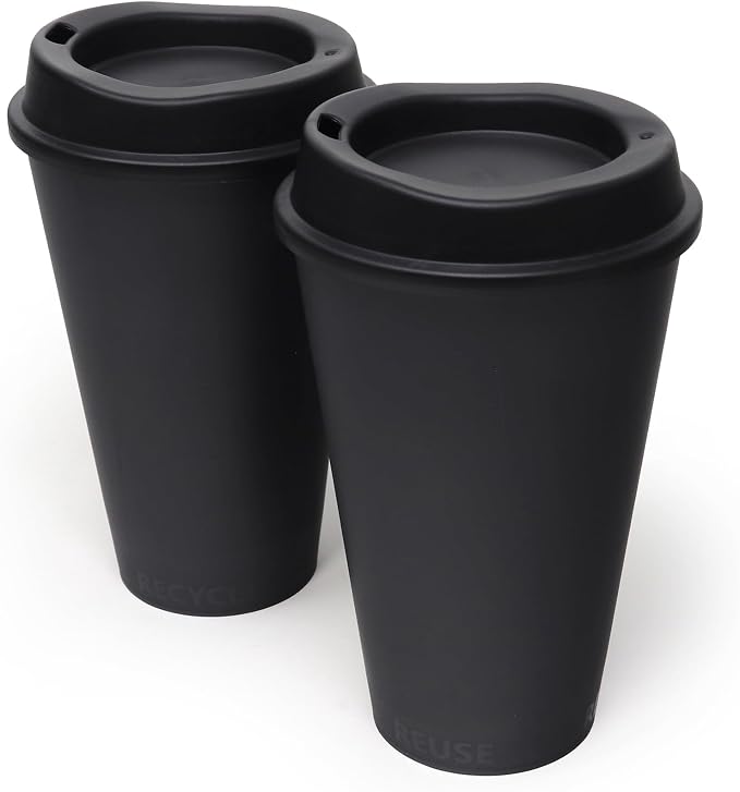 Rolling Sands USA Made 16 oz Reusable Coffee Cups by RollingSands