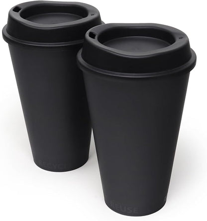 Rolling Sands USA Made 16 oz Reusable Coffee Cups by RollingSands