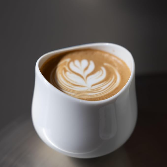 palatti Mobius Porcelain Coffee Cup, in S, L Sizes, Pour Over, Latte Art - Image 5