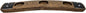 Barrel Stave Premium 3 Glass Whiskey, Bourbon, Scotch Flight Serving Tray, (No Glasses,Dark Walnut)