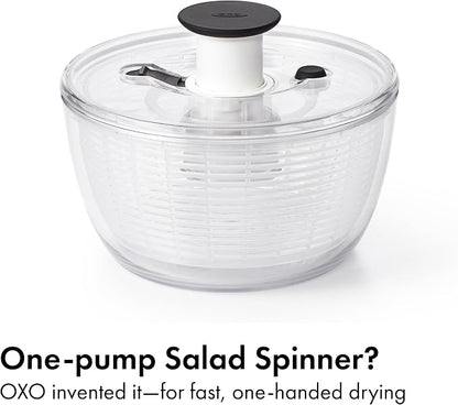 OXO Good Grips Small Salad & Herb Spinner, Vegetable Washer - Image 2