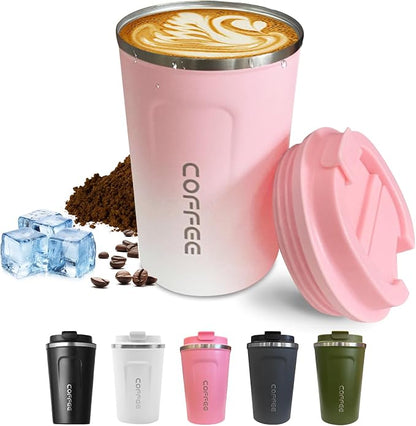 SPLMIFA Travel Coffee Mug Leak-Proof, Reusable Coffee Cups by SPLMIFA