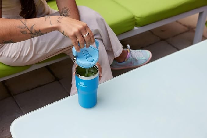 STANLEY IceFlow 2.0 Flip Straw Tumbler, 20 oz, Twilight | Easy Carry Handle | - Image 8