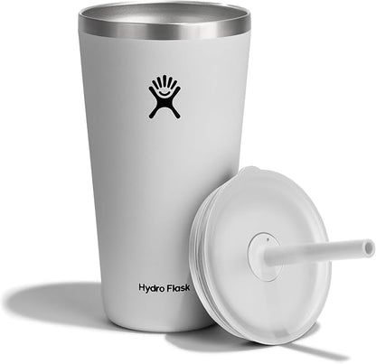 28 OZ All Around Tumbler Straw LID White - Image 3