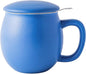 Yundu 12 OZ Matte Blue Ceramics Teacup by YunduHome