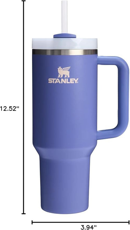 STANLEY Quencher H2.0 Flow State Tumbler, 40 oz, Lupine | Handle and Straw | - Image 8