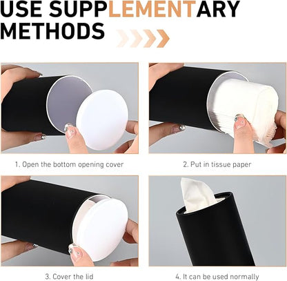 4 PCS Car Tissue Holder, Car Cup Holder Convenient Travel Tissue Tube, - Image 6