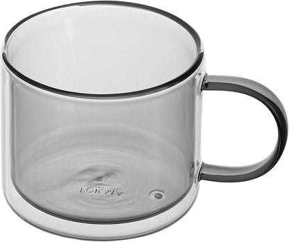 Restaurantware Coffee Cups 2 Pack of 11 oz Double Wall Glass Insulated Coffee by Restaurantware