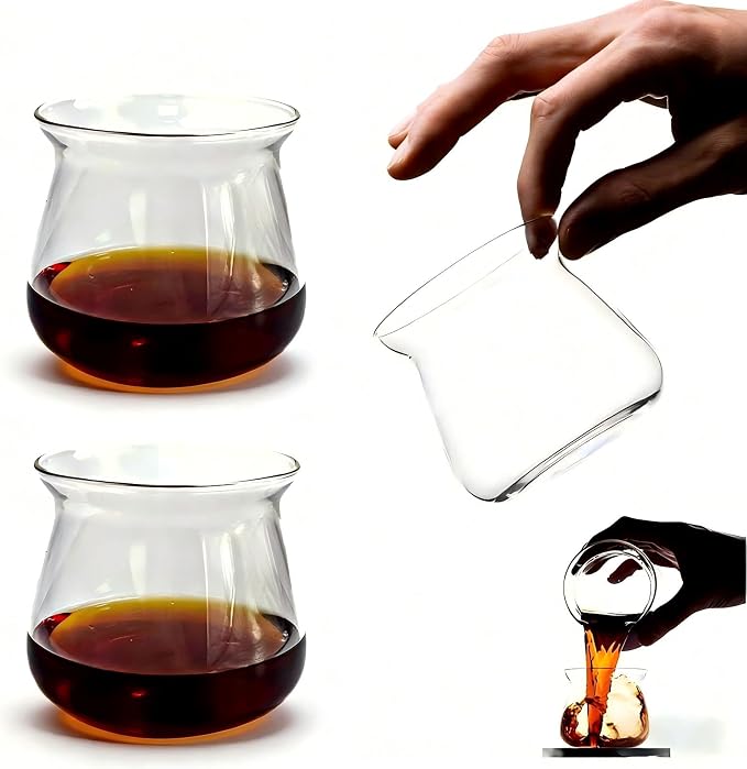 9.7oz Espresso 2 Cups Espresso Shot Glasses by Unknown