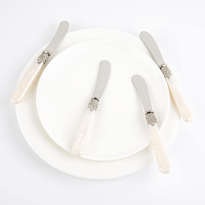 REVERIE Collection 4-piece Stainless Steel Butter Spreader Cheese Knife - Image 6