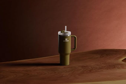 STANLEY Quencher H2.0 Flow State Tumbler, 40 oz, Thyme | Handle and Straw | - Image 4