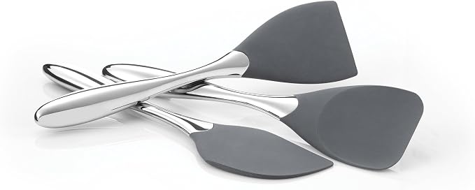 nambe Curvo Spatula Bowl Scraper | 12 Inch Heat Resistant Kitchen Scraper - Image 2