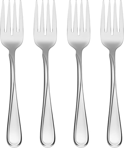 Oneida Silverware Set, Flight Everyday Flatware Salad Forks Set, Service by Oneida