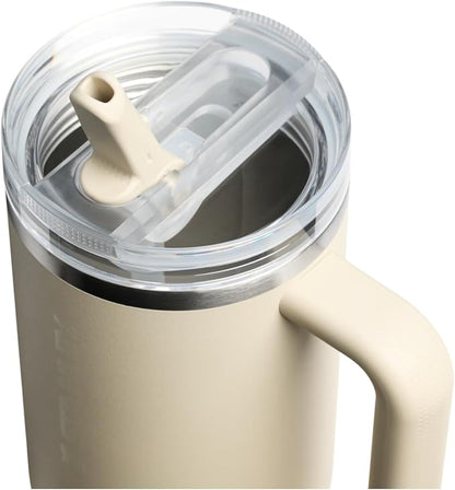 STANLEY Quencher ProTour Flipstraw Tumbler, 40 oz, Toasted Almond | Built-In - Image 2