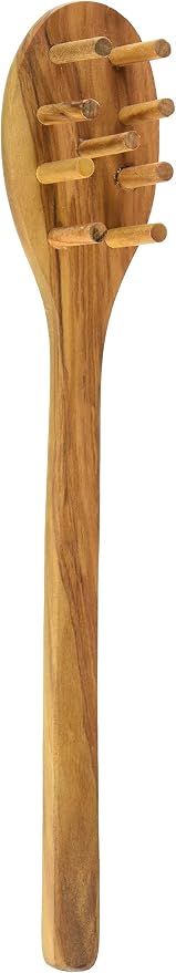 Eddington 50016 Italian Olive Wood Pasta Server, Handcrafted in Europe by Unknown