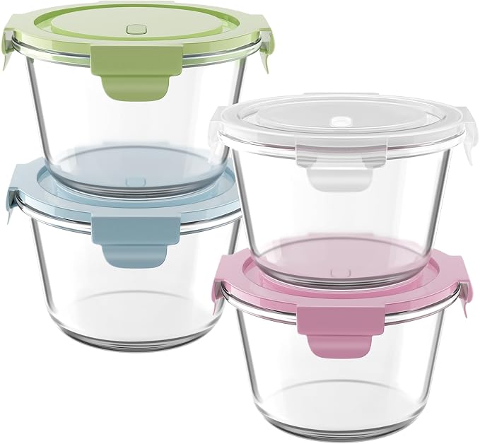 2Cup/16oz Glass Food Storage Containers - Image 2