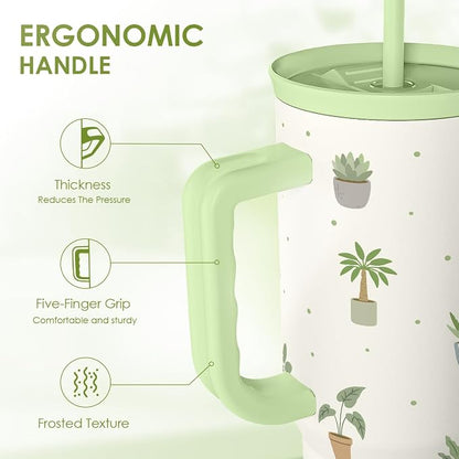 SANDJEST Plant Lover 40oz Tumbler - Image 3