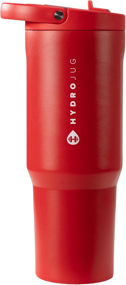 HydroJug Sport 40 oz Insulated Stainless Steel Water Bottle, Alumni Red - Image 7