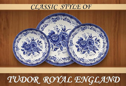 Tudor Royal 24-Piece Porcelain Round Dinnerware Set, Service - Image 8
