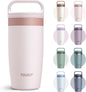 TOURIT Travel Coffee Mug 16 oz, Leakproof 2-Part Drink Lid Coffee Tumbler Cup by TOURIT