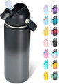 Fijinhom 18oz Insulated Stainless Steel Water Bottle, Wide Mouth Double Wall by Fijinhom