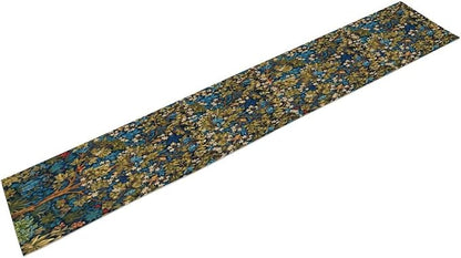 William Morris Floral Table Runner, Vintage Tree of Life Flowers Table Runner - Image 5