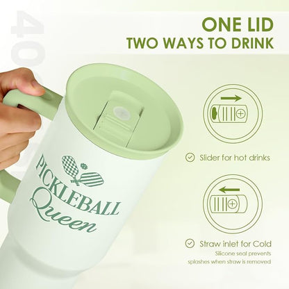 SANDJEST Pickleball 40oz Tumbler - Image 4