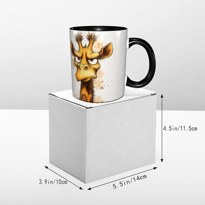 Yrebyou Giraffe Coffee Mug 11oz Ceramic Cup - Image 5
