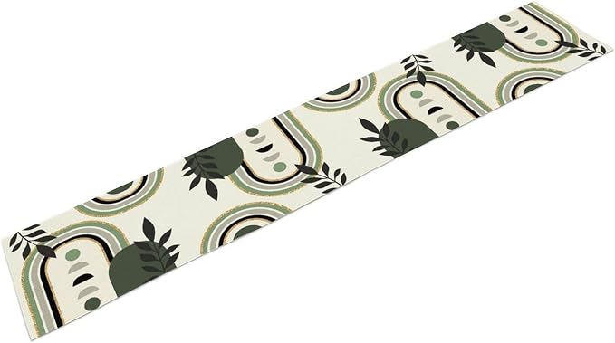 YCness Mid Century Boho Table Runner - Image 8
