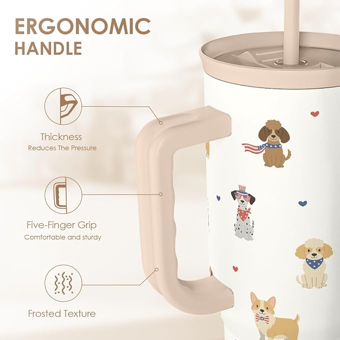 SANDJEST Dogs 40oz Tumbler - Image 3