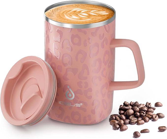 Ideus 16 oz Insulated Stainless Steel Coffee Mug by IDEUS